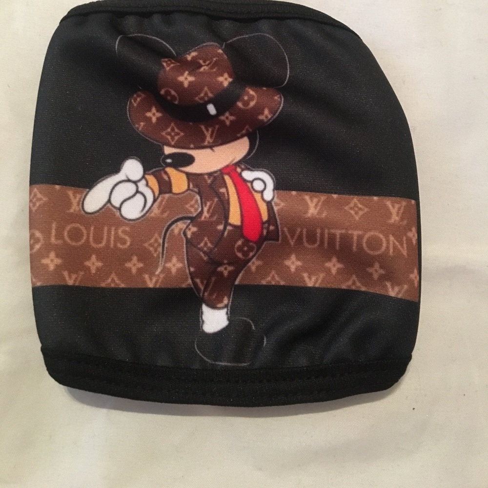 Black Mickey Mouse mask, standard size